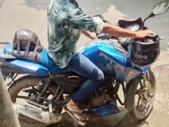 TVS Apache RTR 150 Matt Blue